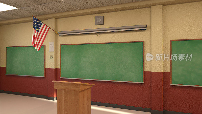 American Classroom Chalk Boards